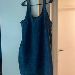 2xl denim stretch dress